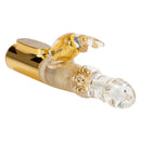 Platinum Jack Rabbit Vibrator Gold showcasing sleek design and multi-speed features for intimate pleasure.