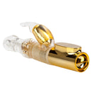 Platinum Jack Rabbit Vibrator Gold featuring multi-speed stimulation and sleek design for enhanced arousal.