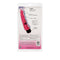 Funky Jelly Vibe 7.5 Inches Pink/Purple Multi-Speed Vibrator in packaging featuring curved tip and soft texture.