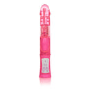 Shane's World Jack Rabbit Vibrator in pink with customizable functions and flickering Bunny Ears by California Exotic Novelties