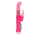 Shane's World Jack Rabbit G Pink Vibrator with 8 functions for G-spot stimulation and flickering bunny ears for teasing.