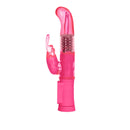 Shane's World Jack Rabbit G Vibrator Pink - 8 Function G-Spot Rabbit Vibrator with Bunny Ears and Reversible Rotation
