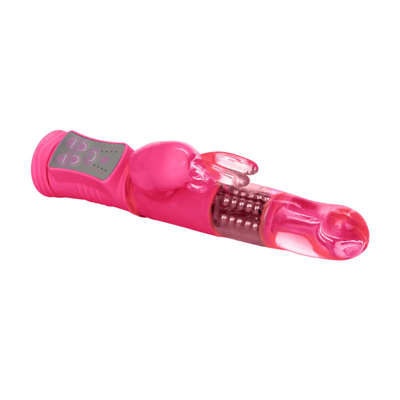 Shane's World Jack Rabbit G Vibrator in Pink with 8 Function Settings for Intense Pleasure