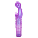 The Original Butterfly Kiss Purple Vibrator, a compact dual-stimulation massager for targeted pleasure.