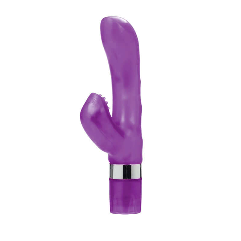 G-Kiss Purple Vibrator with Dual Motors for G-Spot and Clitoral Stimulation