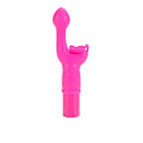 Silicone Butterfly Kiss Vibrator Pink, compact dual-stimulation vibrator in soft body-safe silicone.