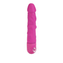Power Stud Rod Dong Pink Vibrator, a waterproof and realistic pleasure toy for customizable stimulation.