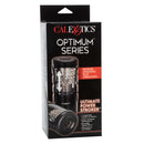 Optimum Power Ultimate Power Stroker in packaging showcasing intense stroking and vibration features.
