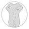 Cyclone Dual Chamber Stroker - Clear, innovative design for enhanced pleasure with easy grip for control.