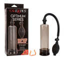 Optimum Series Bullfighter Penis Pump with enhancer kit and clear smoky cylinder for performance and confidence.