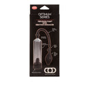 Optimum Precision Pump with Erection Enhancer packaging featuring a clear pump and erection enhancer ring.