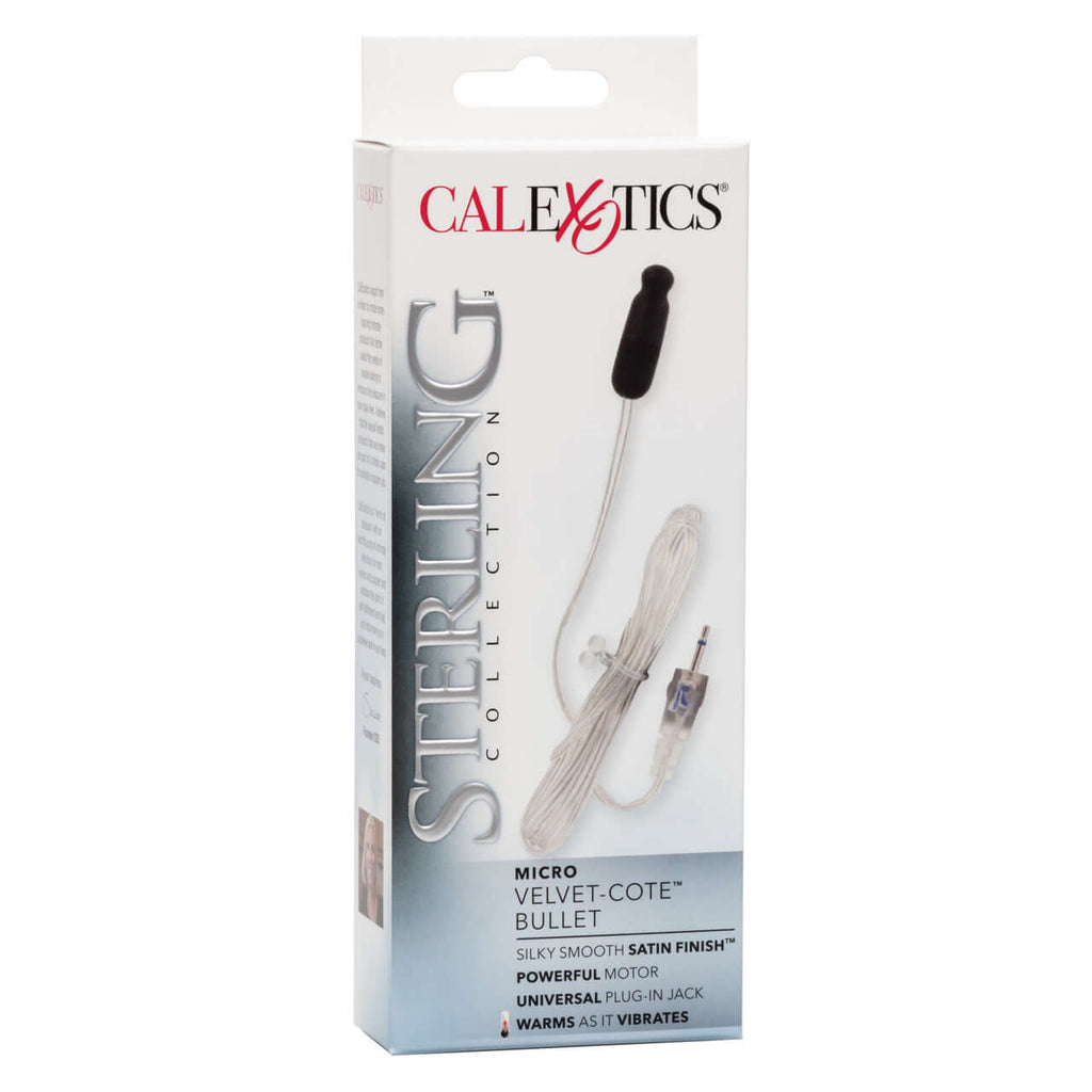 Sterling Velvet Micro Bullet - Self-Heating, Phthalate-Free