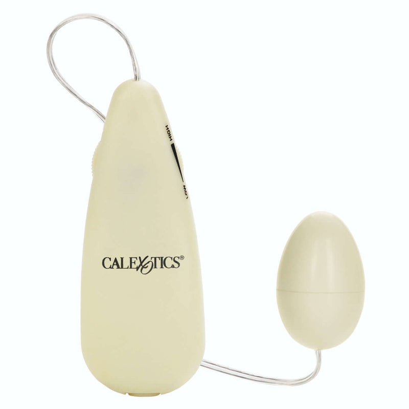 Glow In The Dark Pocket Exotics Vibrating Egg, powerful multi-speed stimulator by California Exotic Novelties for intimate pleasure