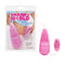 Pink Shane's World Her Vibrating Stimulator with packaging and multi-speed bullet vibrator from CalExotics.