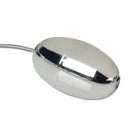 Slim Teardrop Bullet Vibrator Smoke close-up view showing sleek design and cord.
