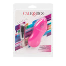 Ballistic Slimline Bullet Vibrator Pink packaging displaying the compact design and ergonomic controller.