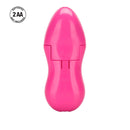 Ballistic Slimline Bullet Vibrator Pink, compact bullet stimulator for controlled vibrations.
