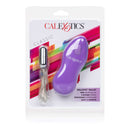 Ballistic Bullet Mini Vibrator with Purple Power Control in packaging with ergonomic controller.