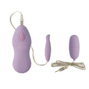 Twin Pleasure Pak Bullet Vibrators Purple features remote and dual bullets for versatile stimulation.