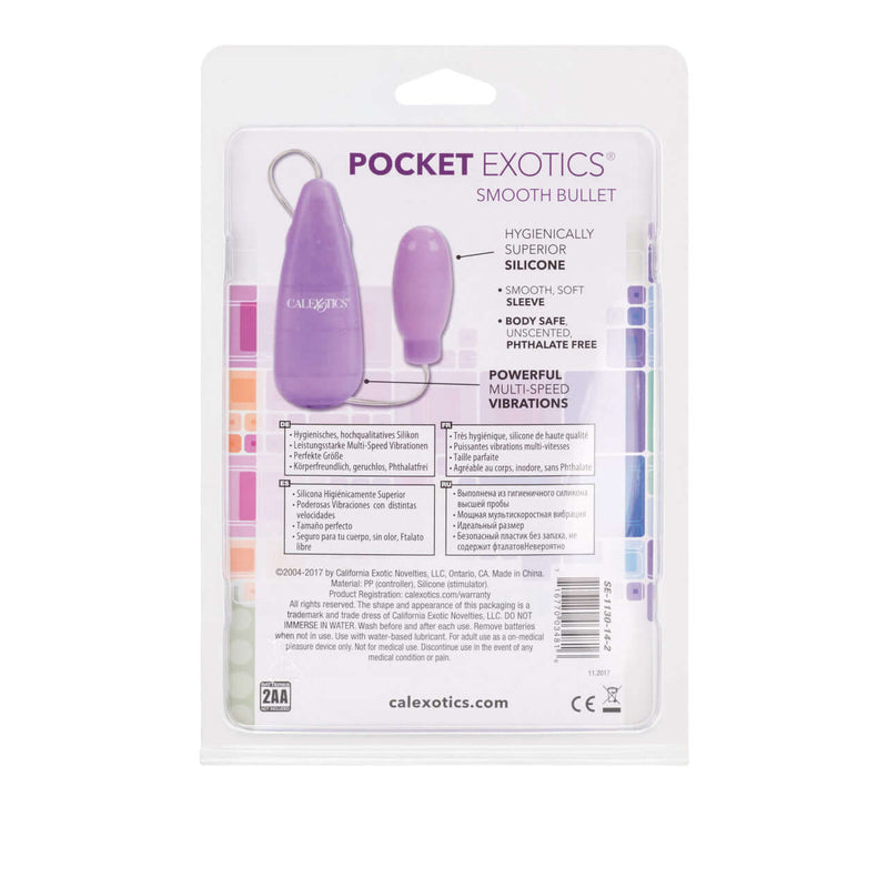SILICONE SLIMS SMOOTH BULLET PURPLE-5