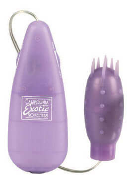 SILICONE SLIMS NUBBY BULLET PURPLE-0