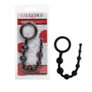 Booty Call X-10 Anal Beads Black packaging and product display for safe and pleasurable anal stimulation.