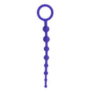 Booty Call X-10 Anal Beads Purple silicone bead set for comfortable stimulation and gradual intensity.