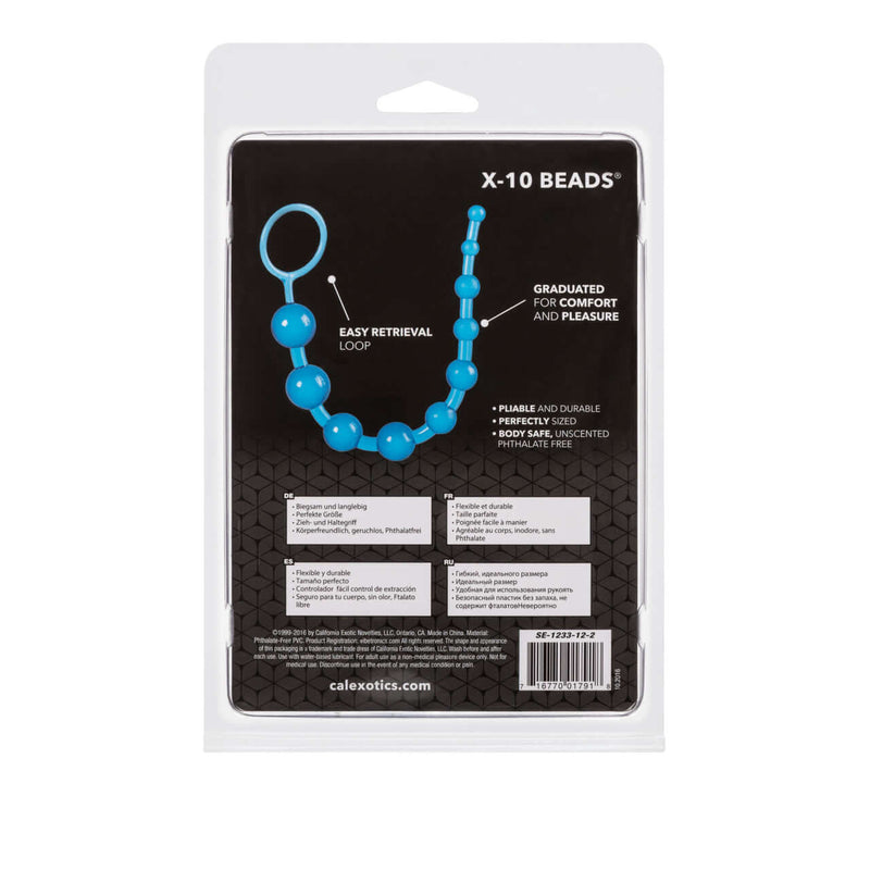 X-10 BEADS-BLUE-2
