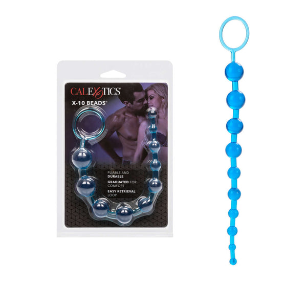 X-10 BEADS-BLUE-0