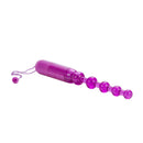 Waterproof Vibrating Pleasure Beads Purple featuring powerful stimulation and flexible design.