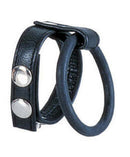 Large Leather Ball Spreader showcasing adjustable leather strap and rubber ring for comfort and performance