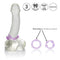 Island Rings Purple Set - Trio of Stretchy Cock Rings by California Exotic Novelties for enhanced stamina and pleasure.
