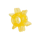 Senso 6 Pack Cock Rings colorful yellow textured cock ring for enhanced intimacy and stimulation.