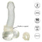 Island Rings Double Stacker Glow-in-the-Dark Cock Rings showing enhanced support, stretchiness, and glow-in-the-dark feature