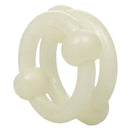 Island Rings Double Stacker Glow-in-the-Dark Cock Rings from California Exotic Novelties providing enhanced support and extended play