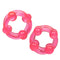 Pink Island Rings Double Stacker - Stretchy Double Support and Stimulation Rings with Smooth Contours and Stimulating Beads