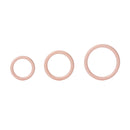 Silicone Support Rings Ivory 3 Piece Set displayed in three sizes, designed for comfort and support.