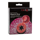 Dual Support Magnum Ring Red packaging showing the stretchy and comfortable design for optimal support.
