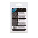 Back packaging of Crazy 8 Ring Red Cock Ring by CalExotics, showcasing product details and specifications in multiple languages.