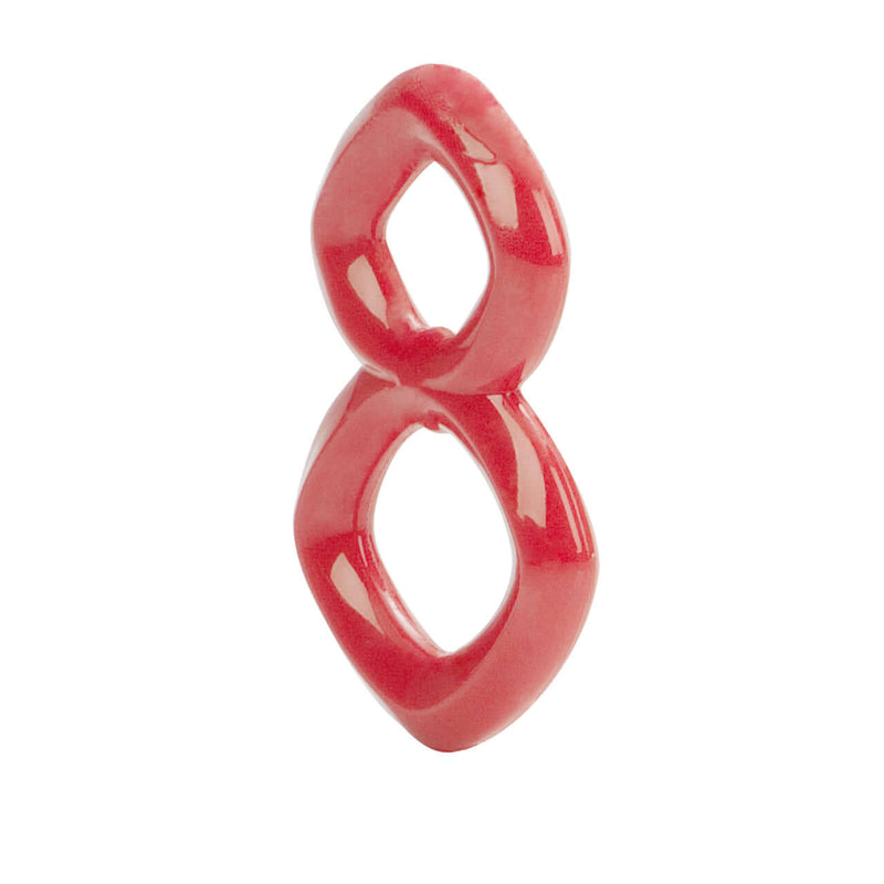 Crazy 8 Ring Red Cock Ring - Dual Support Erection Enhancer for heightened sensitivity and performance.