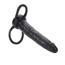 Accomodator Dual Penetrator Black designed for dual pleasure and hands-free versatility.