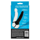 Silicone Love Rider Dual Penetrator Black packaging, showcasing premium silicone dual penetrator features and benefits.