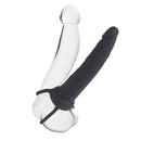 Silicone Love Rider Dual Penetrator Black featuring a dual design for enhanced pleasure and intimacy.