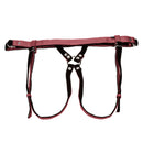 Her Royal Harness The Regal Duchess Adjustable Red with a secure and stylish design for comfort and durability.