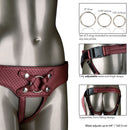 Her Royal Harness The Regal Empress Reddish Bronze with adjustable straps and rings for versatile probe play.