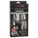 Her Royal Harness The Royal Vibrating Set packaging showcasing a strap-on for shared pleasure and comfort.