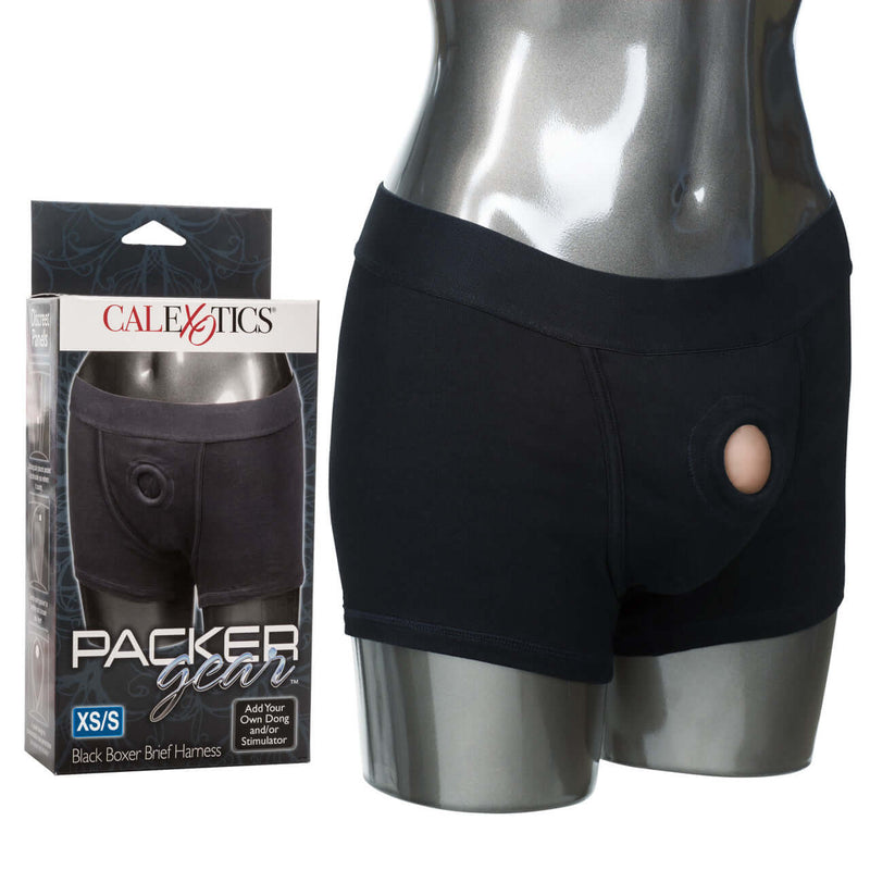 PACKER GEAR BLACK BOXER HARNESS XS/S-0