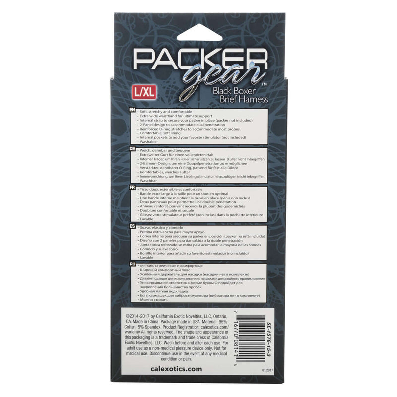 PACKER GEAR BLACK BOXER HARNESS L/XL-2