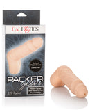 Packer Gear STP Silicone Packer Ivory with hollow shaft and soft silicone, ideal for FTM and gender-affirming wearers.