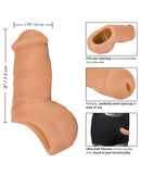 Packer Gear Ultra Soft Silicone STP Packer Tan with realistic design and stand-to-pee functionality for FTM users.
